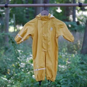 CELAVI
One Piece Classic Rain Suit - Mineral Yellow - Size 90 (2 year)